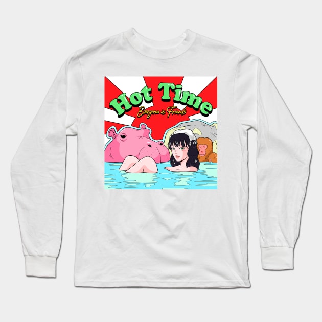 Hot Time Long Sleeve T-Shirt by chao-illustrator